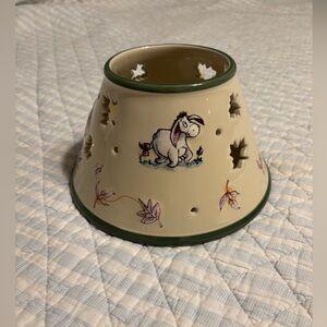 Disney Winnie the Pooh Candle Jar Shade & Housewarmer Fall Leaf Cutouts